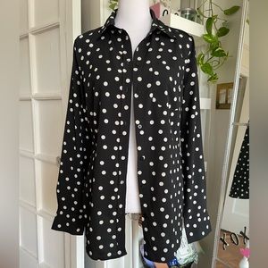 MERONA POLKA DOT SLEEVED BLOUSE ⚪️